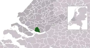 Кромстрейен на карте