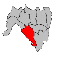 Кантон на карте департамента Эн