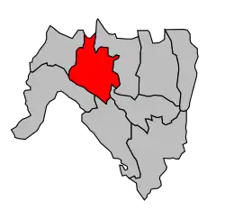 Кантон на карте департамента Эн