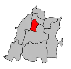 Кантон на карте департамента Эн