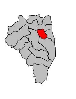 Кантон на карте департамента Верхняя Корсика