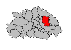 Кантон на карте департамента Тарн