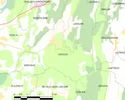 Карта коммуны