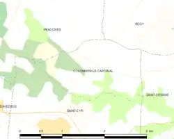 Карта коммуны