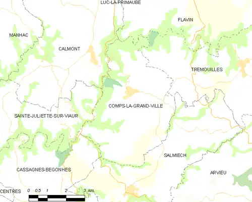 Карта коммуны