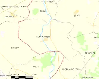 Карта коммуны