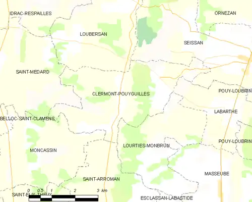 Карта коммуны