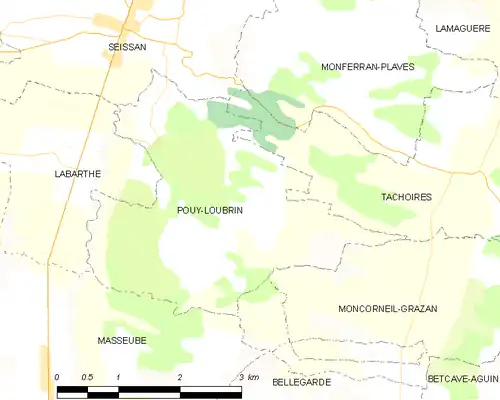 Карта коммуны