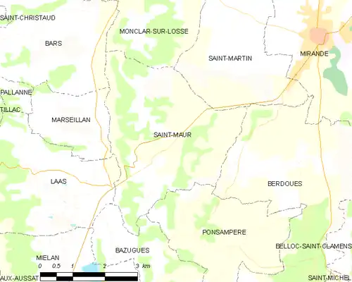 Карта коммуны