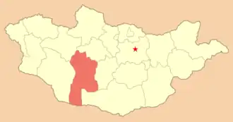 Баян-Ундэр на карте