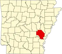 Арканзас на карте