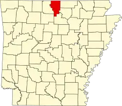 Бакстер на карте