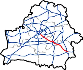 Схема магистрали М5 / E271