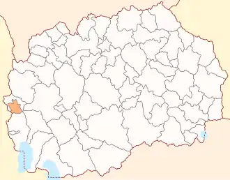 Община Центар-Жупа на карте