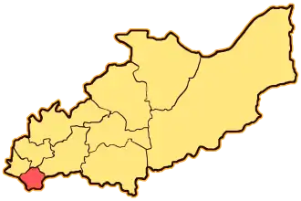 Грязовецкий уезд на карте