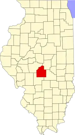 Крисчен на карте