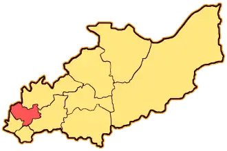 Кадниковский уезд на карте