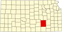 Батлер на карте