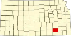 Элк на карте