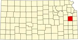 Франклин на карте