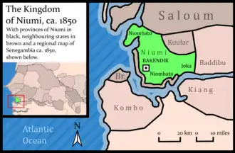 Ниуми в 1850 году