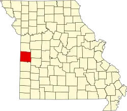 Бейтс на карте