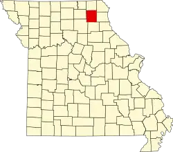 A state map highlighting Knox County in the northeastern part of the state.