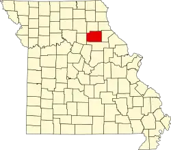 A state map highlighting Monroe County in the northeastern part of the state.