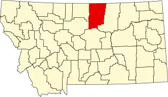 Блейн на карте