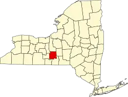 Томпкинс на карте