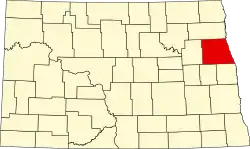 Гранд-Форкс на карте