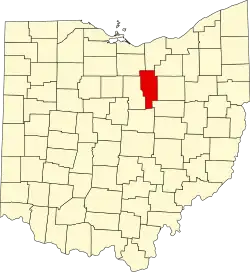 Ашленд на карте