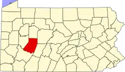 Индиана на карте