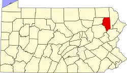 Лакавонна на карте