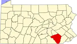 Ланкастер на карте