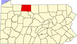 Мак-Кин на карте