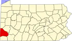 Вашингтон на карте