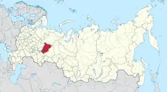 Пермский край на карте