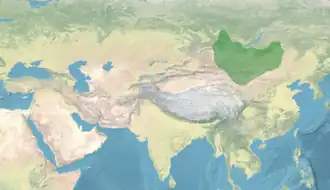 Владения телеского каганата