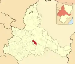 Расположение муниципалитета на карте провинции