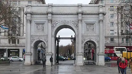 Мраморная арка. 1827-1828. Гайд-парк, Вестминстер