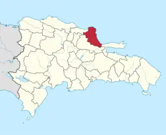 Мария-Тринидад-Санчес на карте