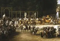 Бракосочетание Наполеона и Марии-Луизы (центральный фрагмент).