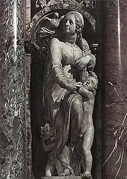 Аллегория Церкви. Санта-Мария-сопра-Минерва, Рим. 1603—1608. Мрамор