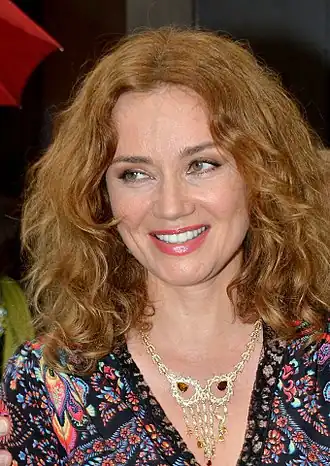 Марин Дельтерм на вручении 30-й премии Мольера (28 мая 2018)