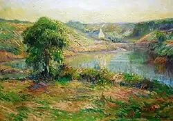 Сумерки, устье реки Белон.