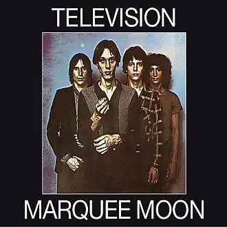 Обложка сингла Television «Marquee Moon» (1977)