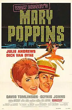 Постер театрального выпускаАрт Пола ВенцеляLOT #95132 Mary Poppins Movie Poster Preliminary Painting by Paul Wenzel (Walt Disney, 1964)&nbsp;&nbsp;(неопр.). Heritage Auctions. Дата обращения: 14 августа 2019. Архивировано 14 августа 2019 года.Art of the Stamp&nbsp;&nbsp;(неопр.). Smithsonian National Postal Museum. Дата обращения: 14 августа 2019. Архивировано 14 августа 2019 года.