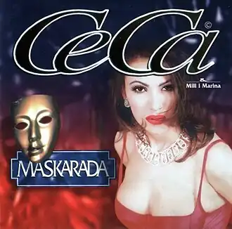 Обложка альбома Цецы «Maskarada» (1997)