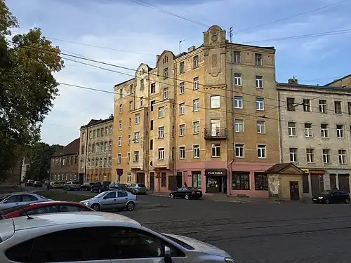 Угол улиц Католю и Маскавас